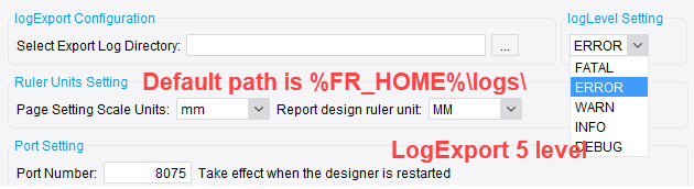Designer Options-FineReport Help Document