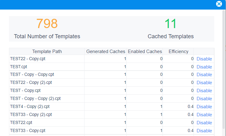 Cache Running Monitor-FineReport Help Document