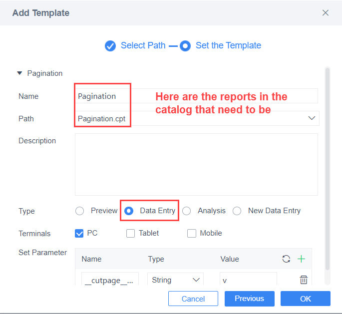 Data Entry Pagination -FineReport Help Document