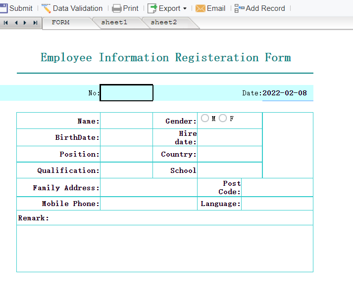 Data Entry Preview (op=write)-FineReport Help Document
