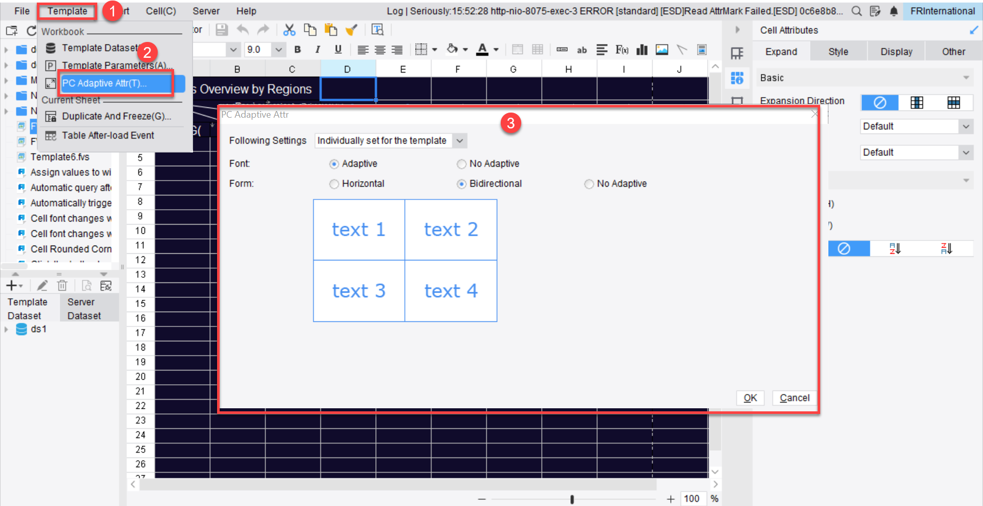 FVS Table Component(Fast Version)-FineReport Help Document