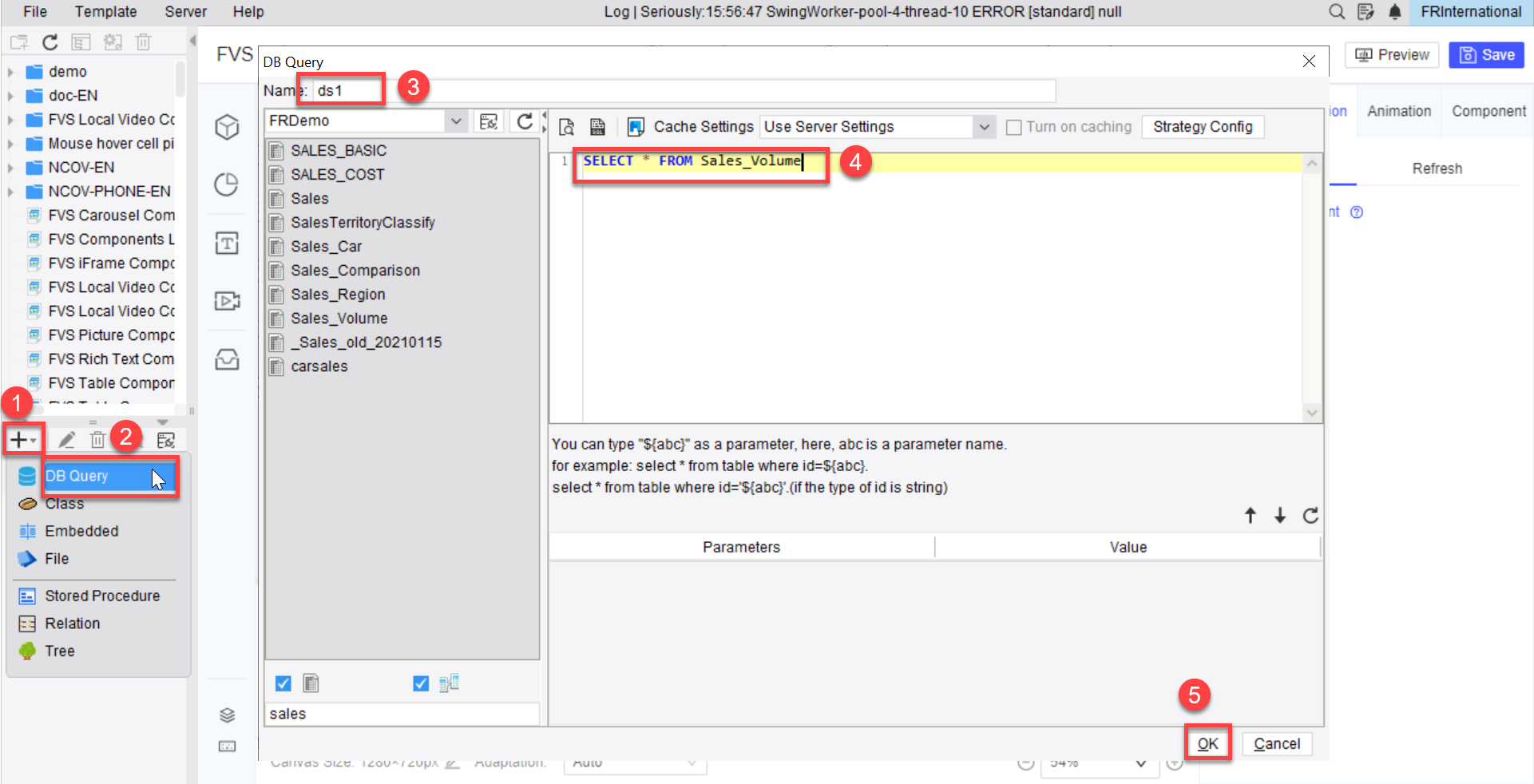 FVS Click to Jump to the Web Link-FineReport Help Document
