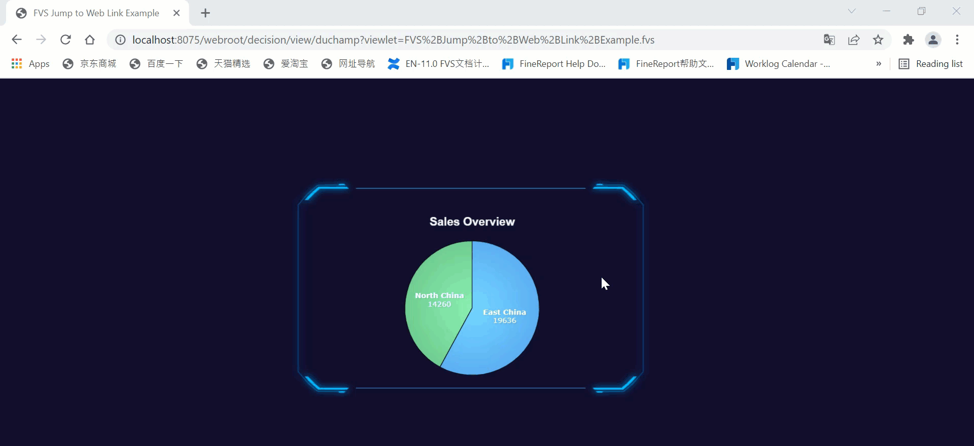 FVS Click to Jump to the Web Link-FineReport Help Document