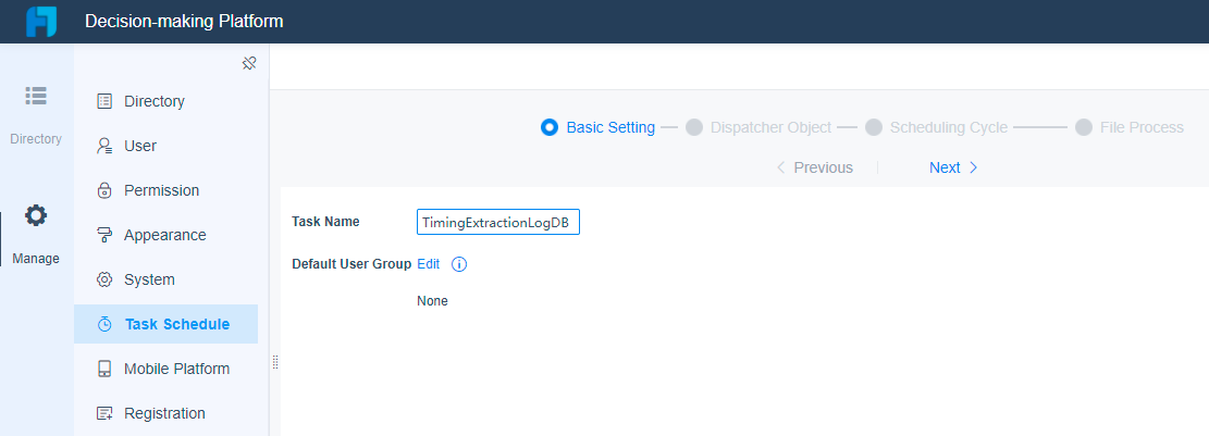 Timing Extraction of LogDB Database-FineReport Help Document