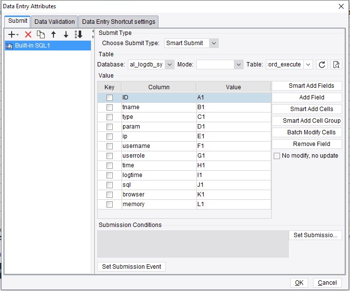 Timing Extraction of LogDB Database-FineReport Help Document