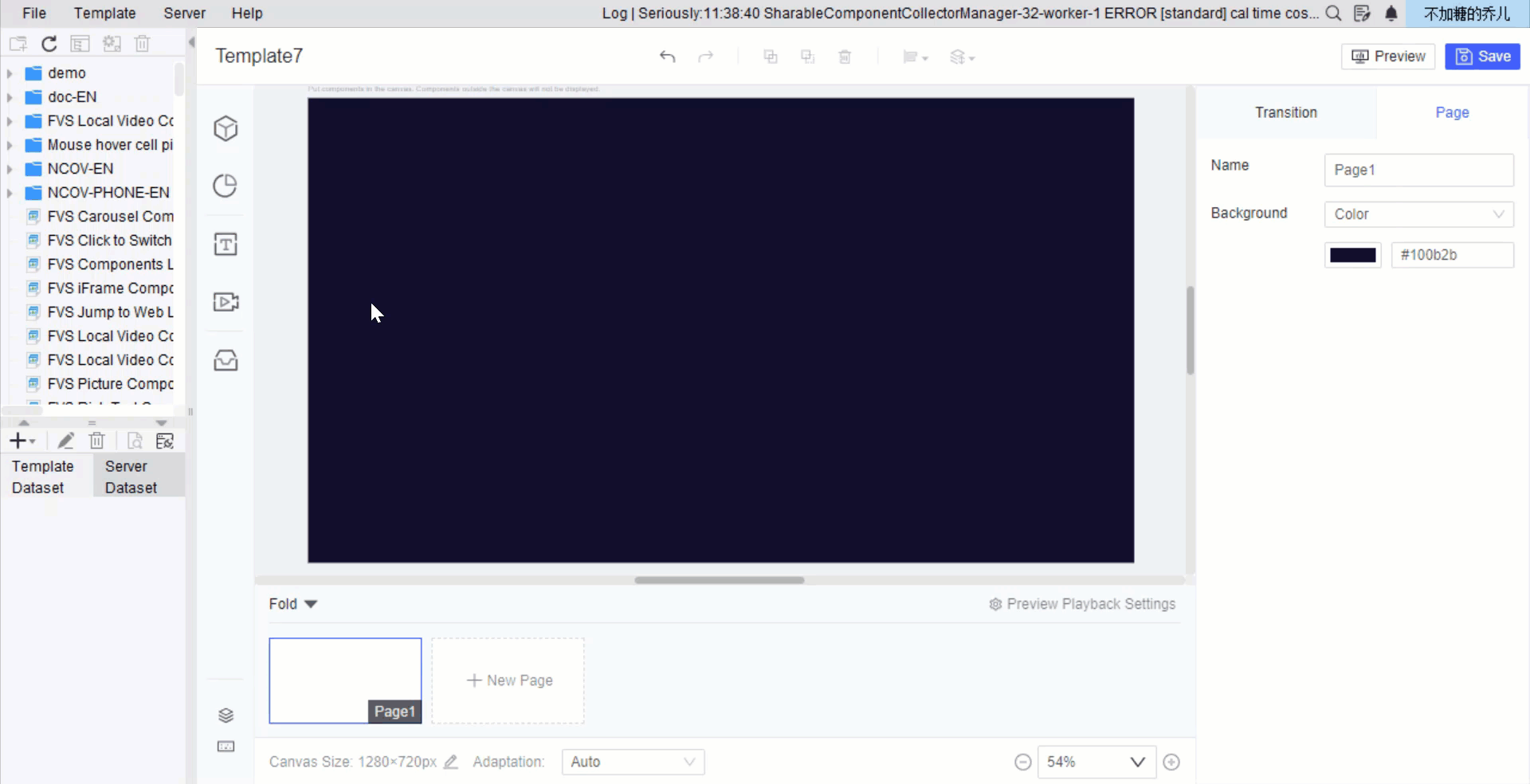 FVS Dashboard Edit Mode Introduction-FineReport Help Document