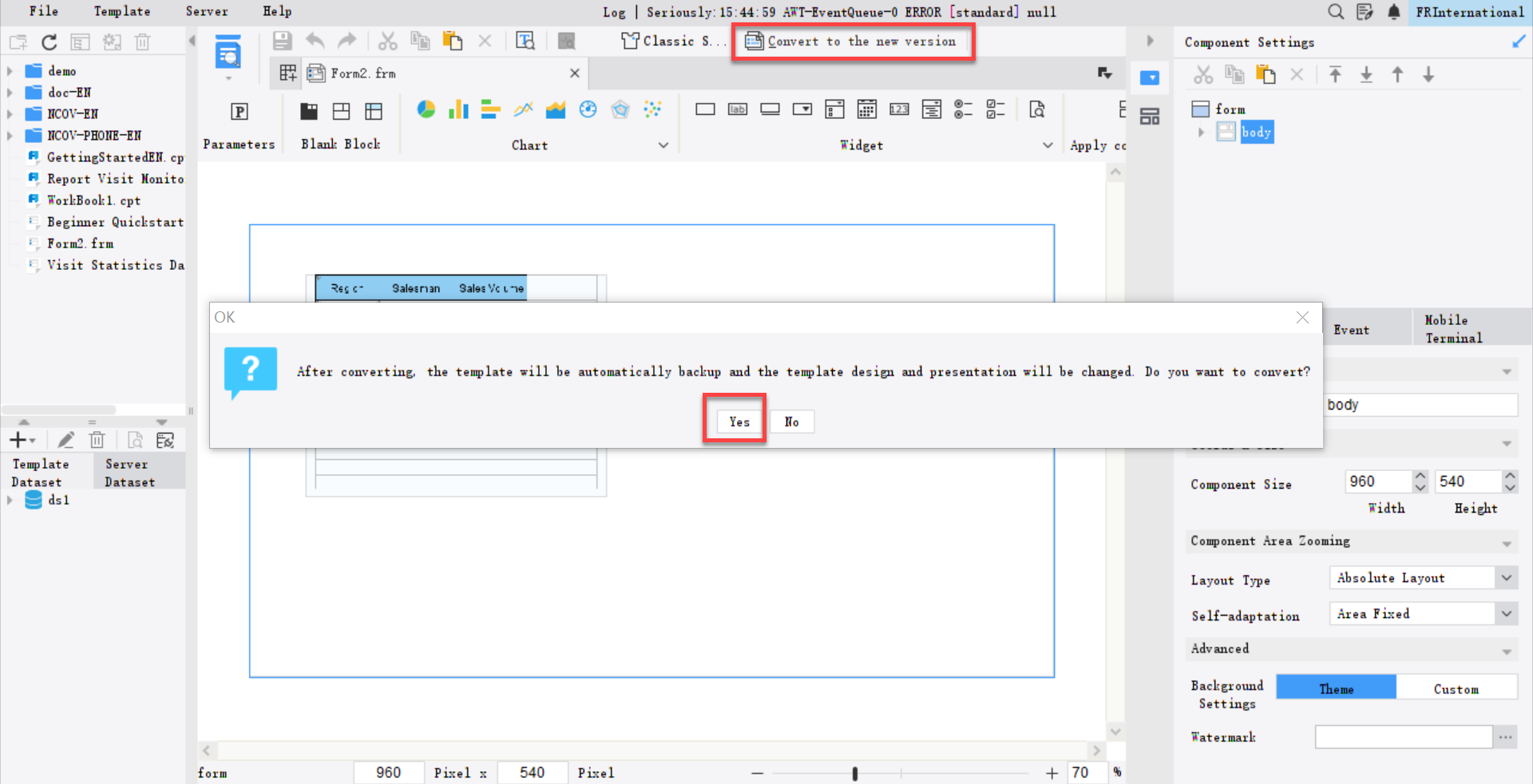 Dashboard Adaptive Attributes-FineReport Help Document