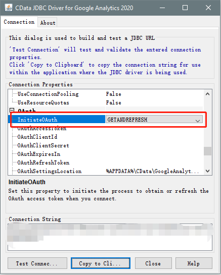 Data Connection to Google Analytics-FineReport Help Document
